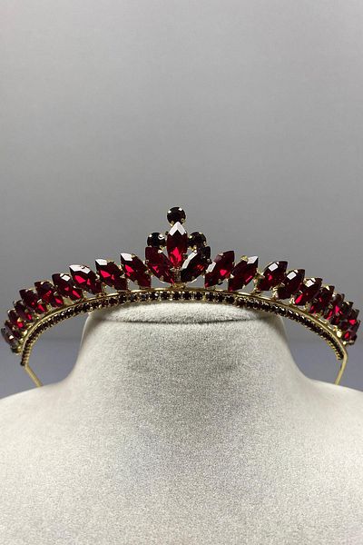 Hayalperest boncuk Ece Thin Bridal Henna Crown