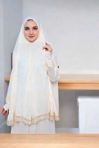 Miss Mercan Double Set Standard Size Bottom Top Hijab Prayer Dress Prayer Dress