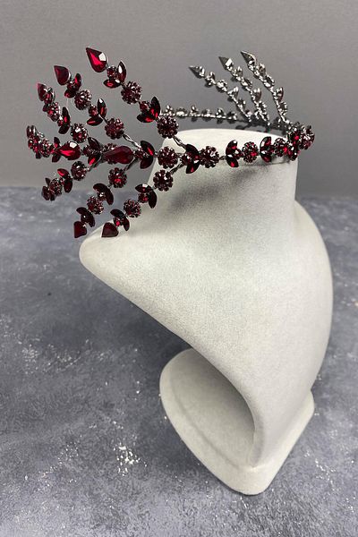 Hayalperest boncuk Helenist Double Sided Bridal Henna Crown