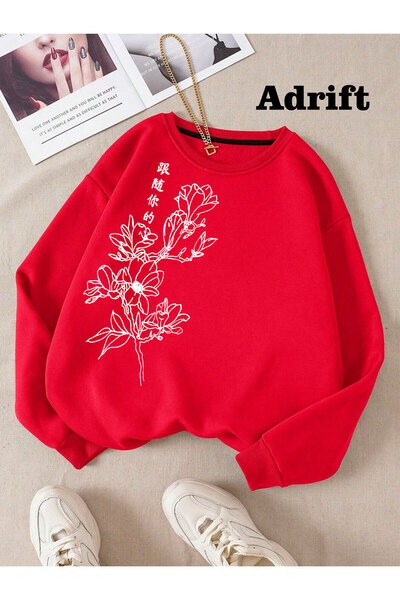 Adrift Dandelion Mole Streetwear Σχέδιο Harajuku/Γοτθικό κόκκινο