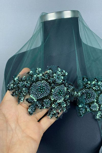 Hayalperest boncuk Vip Model Bridal Henna Veil Face Cover