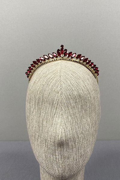 Hayalperest boncuk Ece Thin Bridal Henna Crown