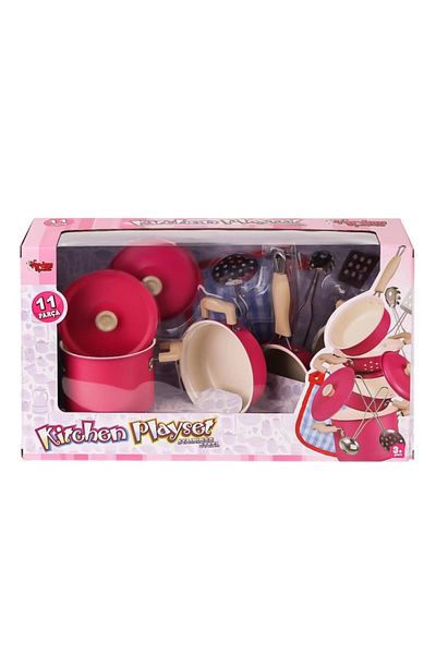 DEPOT Child Development Enamel Pot 11 Piece Pink Fun Your Kitchen