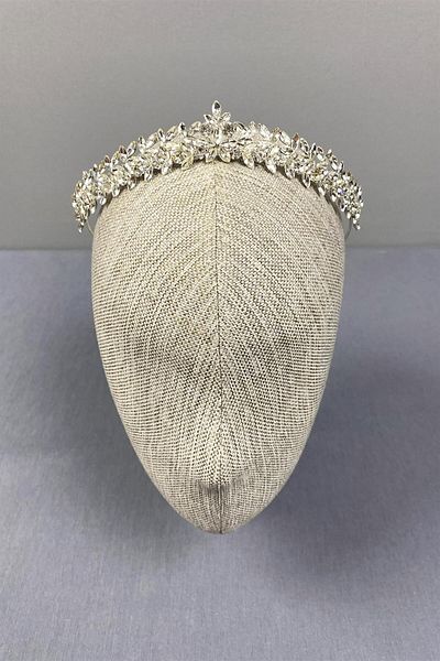 Hayalperest boncuk Coroana de mireasa Vera subtire si eleganta