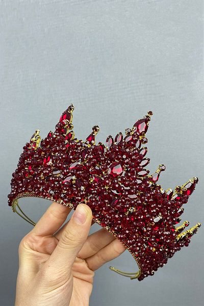 Hayalperest boncuk Coroana de mireasa Paris Model Henna