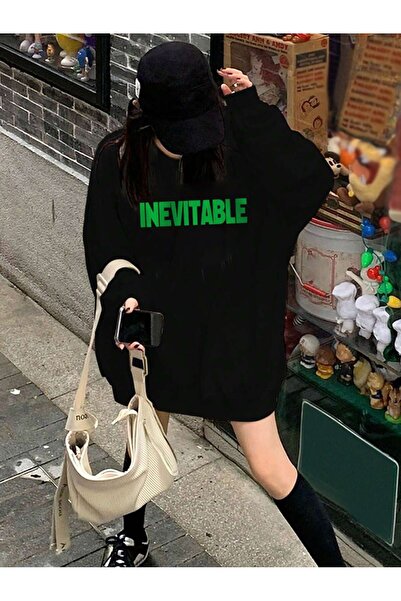 donamod Pulover din seria Coke Honeyspot Letter Graphic Drop Shoulder supradi...