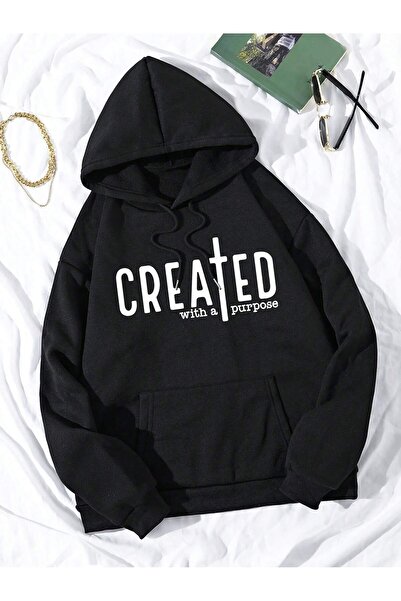 donamod Coke series Slogan Graphic Kangaroo Pocket Drawstring Thermal Hoodie