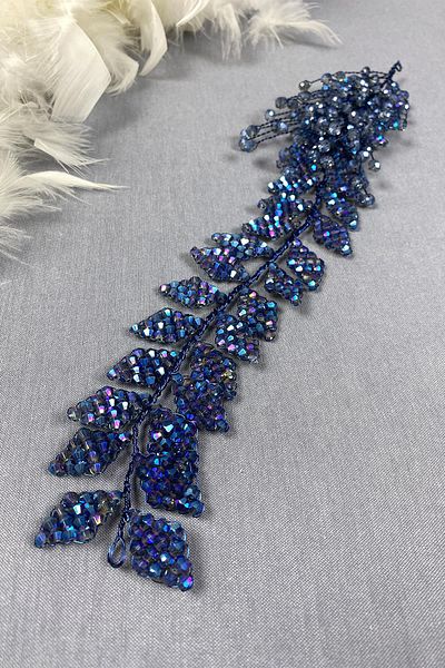 Hayalperest boncuk Iliz Bridal Crystal Bead Hair and Turban Accessory