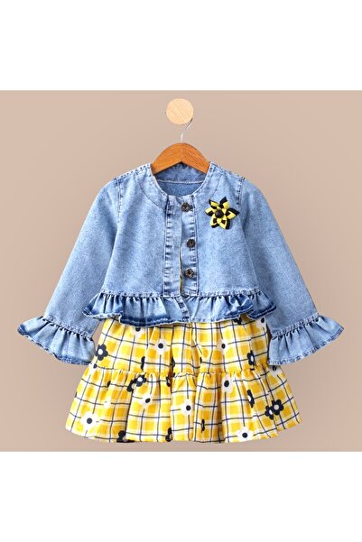 Kids Mini Trends kot bolerolu elbise