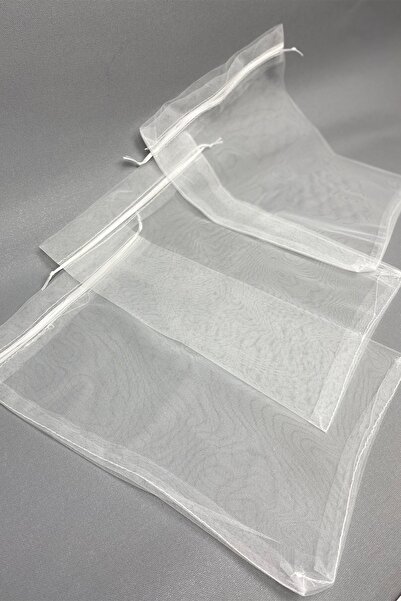 Hayalperest boncuk Seccade ve Çeyizlik Tül Kese 10 Adet (28*40 cm)