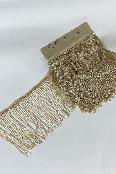 Hayalperest boncuk Honey Color Beaded 15 Cm Fringe Tassel