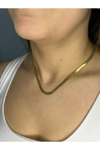 staınless steel Italian chain steel necklace