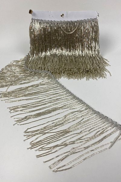 Hayalperest boncuk 15 Cm Beaded Pipe Fringe Tassel - 1 Mt