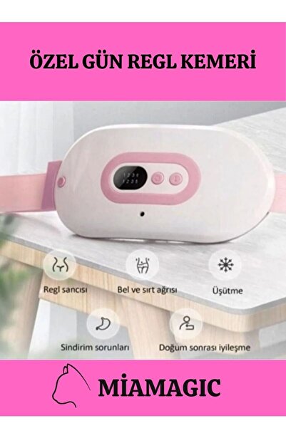 Miamagic Özel Üretim Titreşimli Taşınabilir Sıcaklık Veren Regl Adet Karın Ağ...