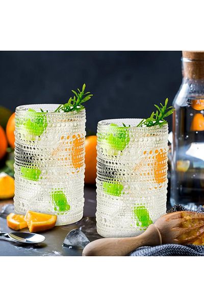 Yenigeldi Y38 420ml Antique Vintage Bead Cup and Coffeeviski 2 Pcs