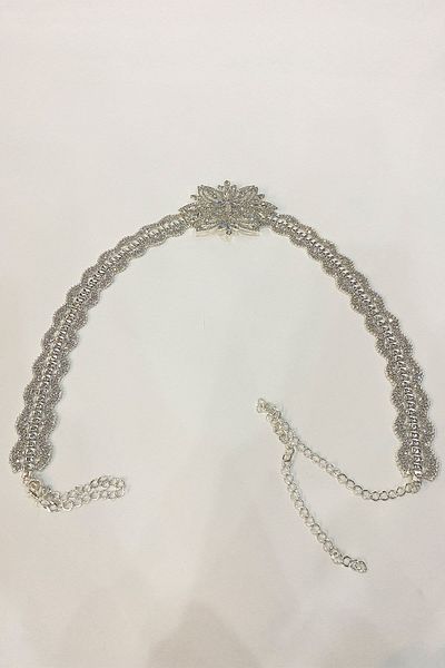 Hayalperest boncuk Rochie de seara cu model de stele Curea albaneza cu pietre