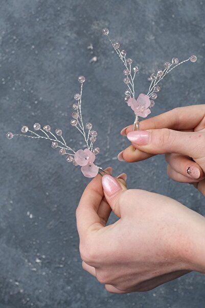 Hayalperest boncuk 5 bucăți de accesorii pentru păr de mireasă cu ace de păr ...