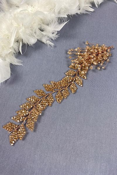 Hayalperest boncuk Iliz Bridal Crystal Bead Hair and Turban Accessory