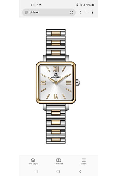 Momentus ساعة يد نسائية CW312T-02SG من الفولاذ