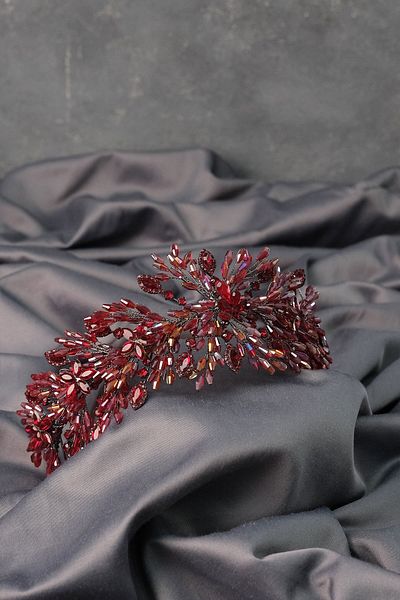 Hayalperest boncuk Arden Crystal Beaded Bridal Henna Crown and Headband