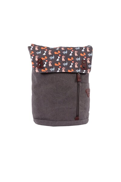 esdekor Vintage Design Dogs Gray Laptop Backpack - 1 Piece