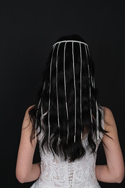 Hayalperest boncuk Αξεσουάρ για τα μαλλιά νύφης με φράντζες ειδικού σχεδιασμού