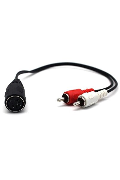 Mykablo 5 Pin Din Dişi 2 Rca Erkek Çevirici Kablo