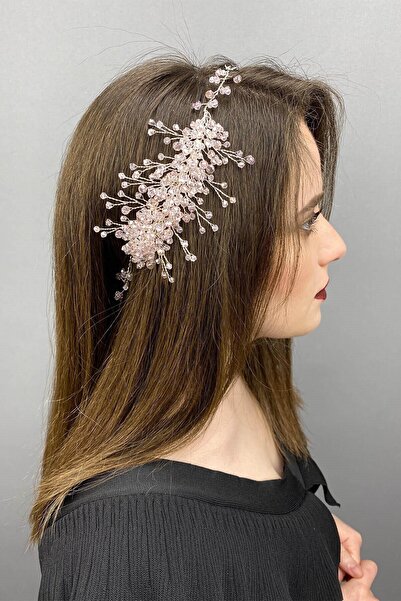 Hayalperest boncuk Coroana de mireasă și accesoriu pentru păr Powder Deren