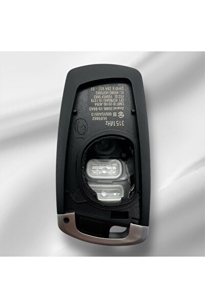 LUXE AKSESUAR Carcasă pentru telecomandă BMW cu 4 butoane, gri (compatibilă cu F30 F32 F10 F20)