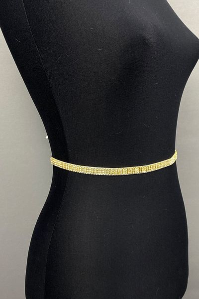 Hayalperest boncuk Curea de talie cu design special Gold Stone