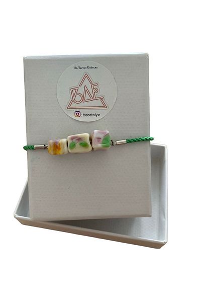BAE ATOLYE Green Gift Elevator Bracelet - Murano Glass Handmade