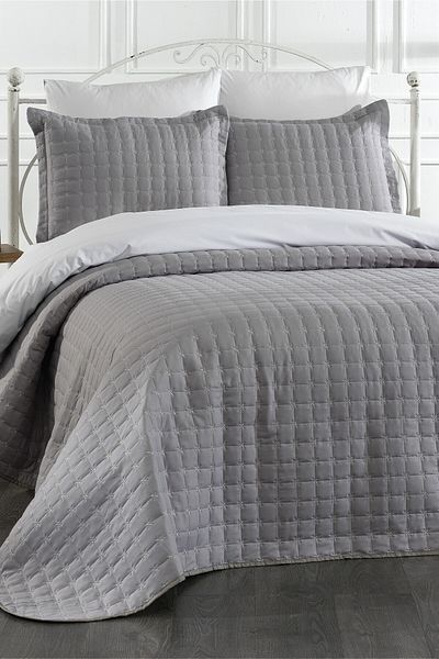 Levanzo Alden Gray Double Bedspread