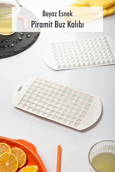 PS Drop White Pyramid Ice Mold(13*24*2 cm)