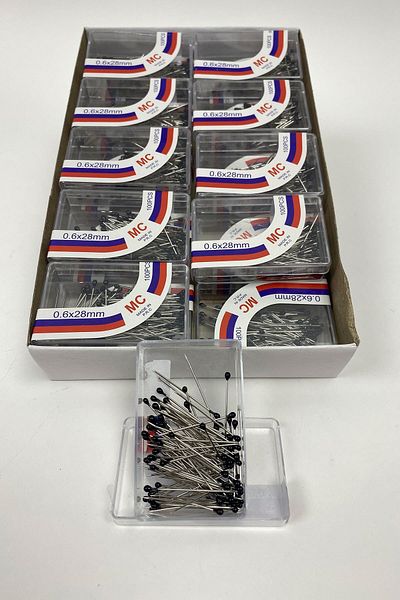 Hayalperest boncuk Black Headed Bulk Needle 100 Pieces 10 Boxes