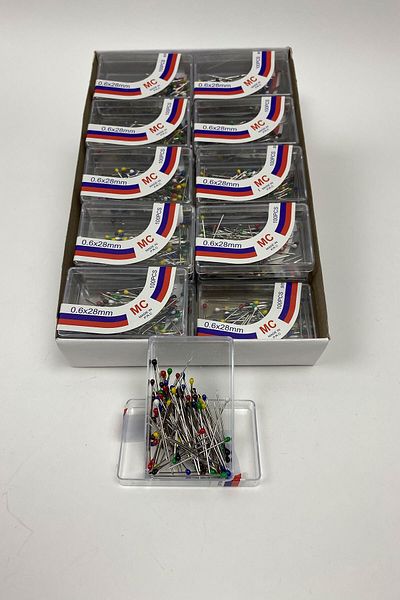 Hayalperest boncuk Headed Bulk Needle 100 Pieces 1 Box