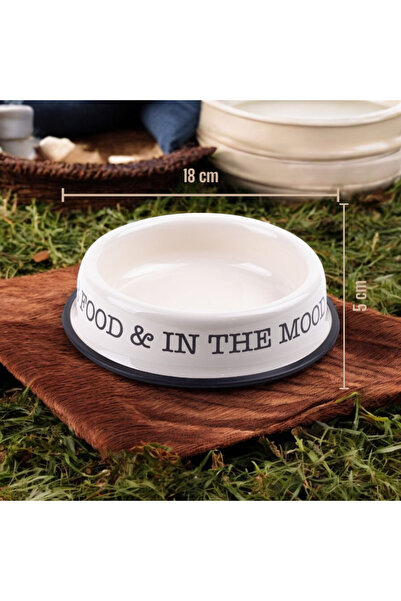 MİEN Emaye Pet Bowls Mama Kabı EMY1016B
