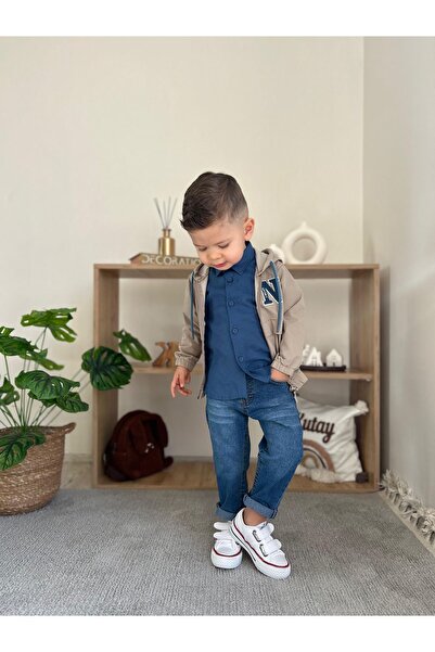 Minigimin Cicileri بدلة مينيجيمين سيكليز إن بانش للصبيان مكونة من 3 قطع مع أك...