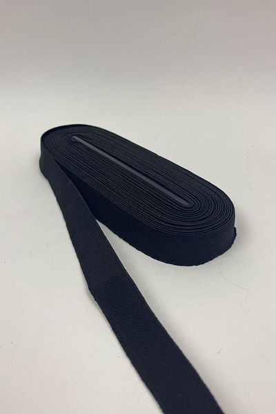 Hayalperest boncuk Black Flat Rubber 2 Cm 10 Mt
