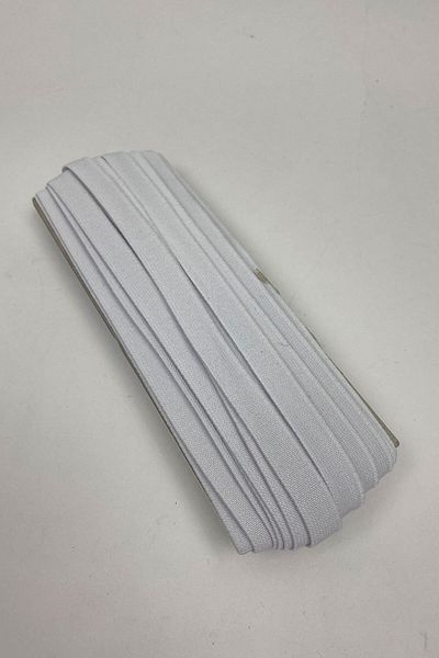 Hayalperest boncuk 10 Mt White Flat Rubber - 1.5 Cm