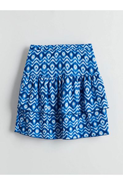 LC Waikiki Fusta pentru fetiță cu volane cu talie elastică LCW Kids