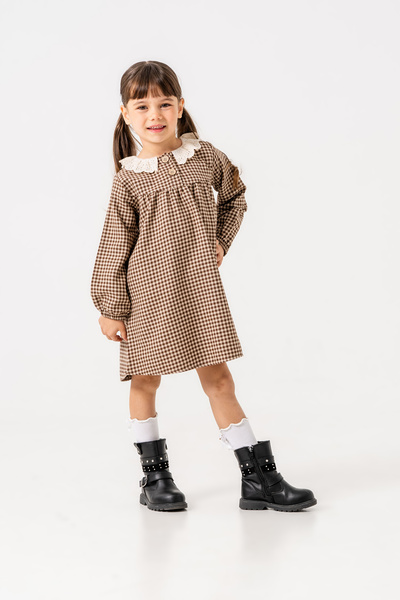 Smile Kids Κοριτσίστικο φόρεμα με κουμπιά