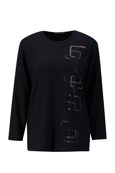 Armine Bumbac pieptănat negru - Model 24yd9017