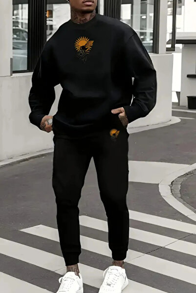 FECCY Βαμβάκι ποιοτικά ανδρικά φούτερ και Παντελόνι jogger σετ