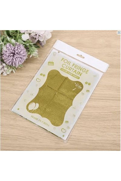 Skygo Gold Gold Color Background Curtain Decor