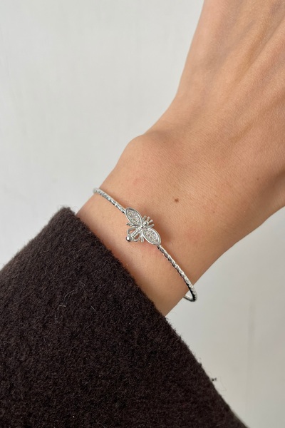 Lavian Accessories Gold Renk Bee Arı Detay Bileklik