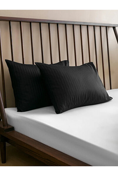 LC Waikiki Lcw Home Black Cotton Pillowcases 2 Pcs 50X70 cm