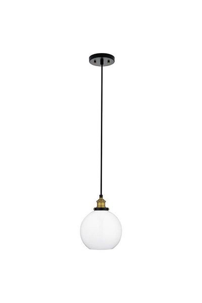 RİOLİGHT Modern1,Vintage1,Rustikal 1 1Xe27 Opal White Single Glass Pendant Chandelier Diameter:20Cm