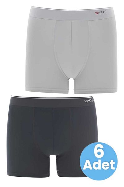Tezzgelsin Men's 6-Piece Lycra Cotton Boxers