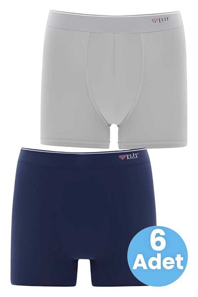 Tezzgelsin Men's 6-Piece Lycra Cotton Boxers