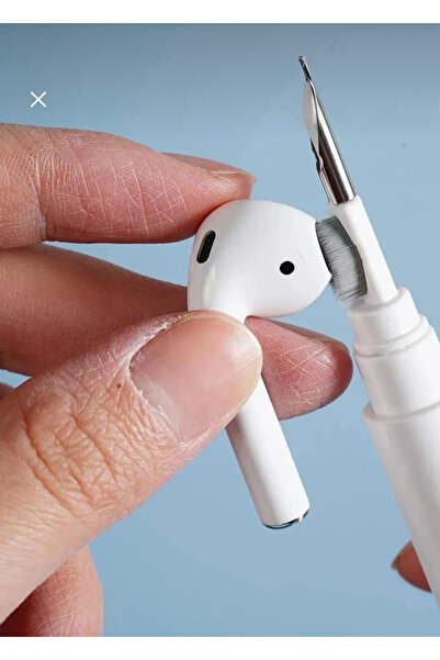 Go Aksesuar Airpods 1st GEN AND 2nd GEN Compatible 3 in 1 Set with Cleaning Tool Thick Protective Silicone Case